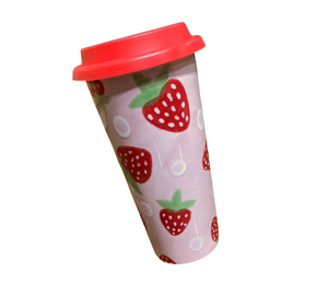 Color Me Mine - Clackamas Strawberry Travel Mug