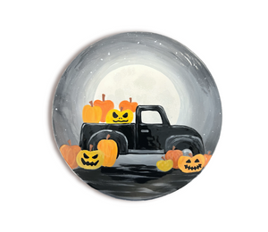 Color Me Mine - Clackamas Pumpkin Truck Plate