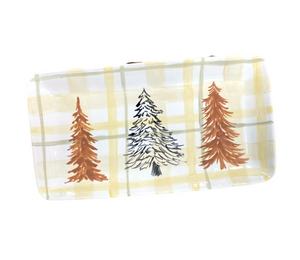 Color Me Mine - Clackamas Pines And Plaid Platter