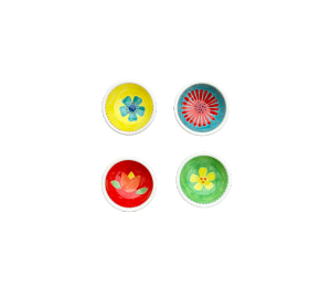 Color Me Mine - Clackamas Floral Ramekin Set
