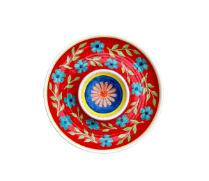 Color Me Mine - Clackamas Floral Chip N Dip Bowl