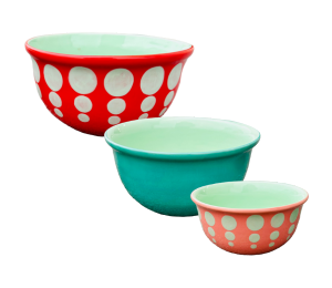Color Me Mine - Clackamas Retro Mixing Bowls