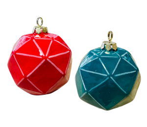 Color Me Mine - Clackamas Jewel Toned Faceted Ornament