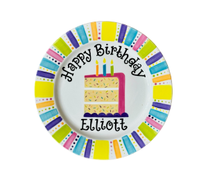 Color Me Mine - Clackamas Birthday Cake Plate